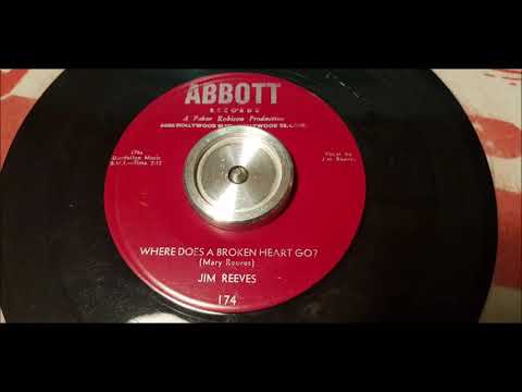 Jim Reeves — Jim Reeves - Where Does A Broken Heart Go - 1954 Country - ABBOTT 174