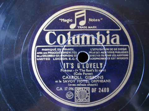 Savoy Hotel Orpheans — Carroll Gibbons and the Savoy Hotel Orpheans - It's D'Lovely