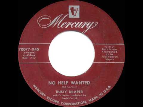 Rusty Draper — 1953 HITS ARCHIVE: No Help Wanted - Rusty Draper