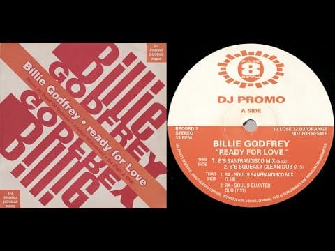 Billie Godfrey — Billie Godfrey - Ready For Love (B's Squeaky Clean Dub) 1994