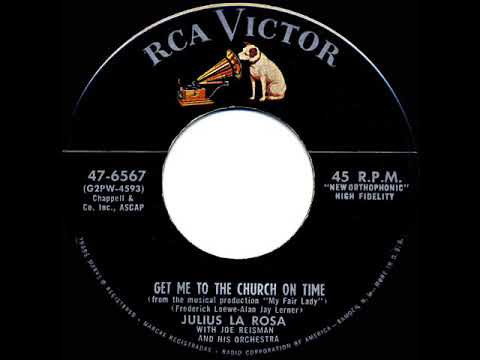 Joe Reisman And His Orchestra — 1956 Julius La Rosa - Get Me To The Church On Time