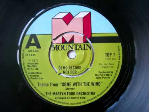 The Martyn Ford Orchestra — The Martyn Ford Orchestra-Theme from Gone With The Wind 7" Single
