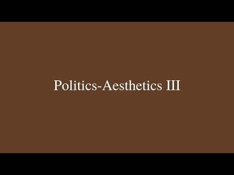 Ehsan Saboohi — Politics-Aesthetics III