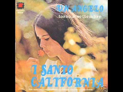I Santo California — Torno A Settembre - Lato B Del 45 Giri Un Angelo