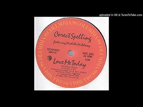 Corect Spelling — Corect Spelling - Love Me Today (Extended Re-mix) 12"