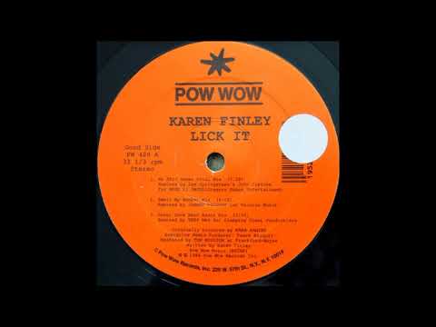 Karen Finley — Karen Finley ‎– Lick It (Smell My Rubber Mix)