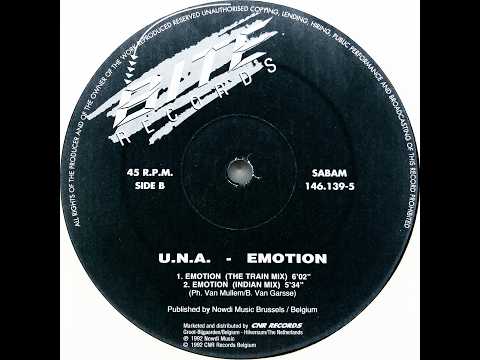 U.N.A. — U.N.A. • Emotion (The Train Mix) (1992)