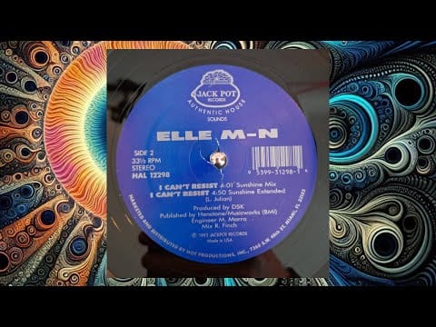 Elle M-N — Elle M N - I Can't Resist (Sunshine Extended)