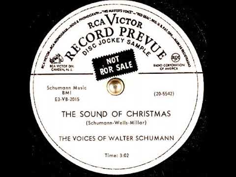 The Voices Of Walter Schumann — The Sound of Christmas ~ The Voices of Walter Schumann (1953)