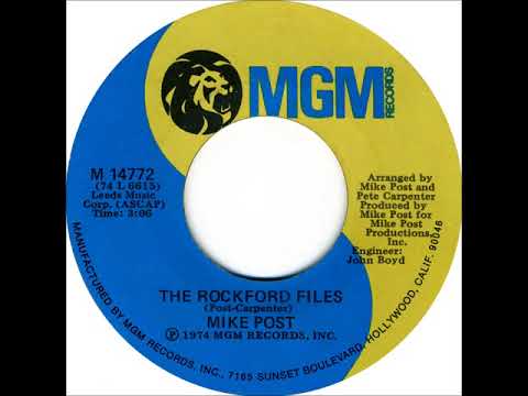 Mike Post — The Rockford Files ~ Mike Post (1974)