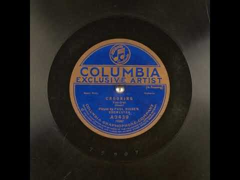 Paul Biese's Orchestra — Crooning - Paul Biese's Orchestra