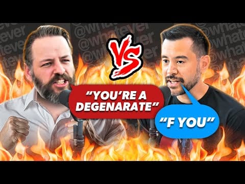 Broadway Broadcasters — Andrew Wilson vs Male Feminist HEATED Argument Almost FIGHT!