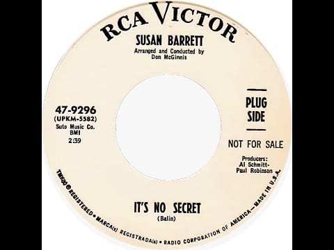 Susan Barrett — SUSAN BARRETT & GROUP  IT'S NO SECRET