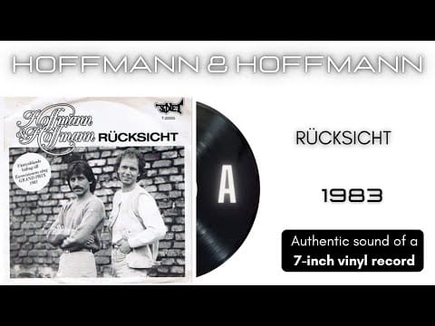 Hoffmann & Hoffmann — Hoffmann & Hoffmann - Rücksicht [7'' vinyl]