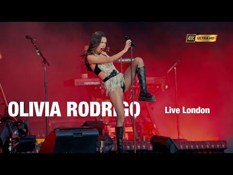 Olivia Rodrigo — Olivia Rodrigo - Vampire -  Live London 2025 (B-Roll cinematic 4K Pro Quality)