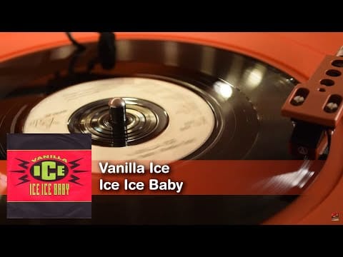Vanilla Ice — Vanilla Ice - Ice Ice Baby ~ 45rpm Vinyl