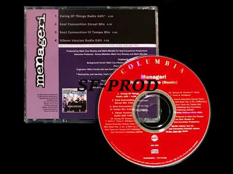 Menageri — Menageri 1993 Now I Realize (Soul Convention III Tempo mix) (CD Single Promo)
