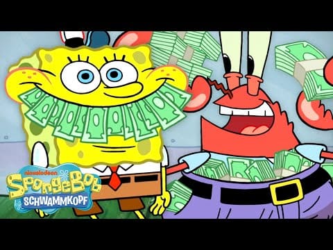 Spongebob Squarepants — SpongeBob | Mr. Krabs' GEIZIGSTE Momente aller Zeiten 🤑  | SpongeBob Schwammkopf