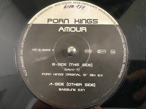 Porn Kings — Porn Kings – Amour (Bassline) - Maddog 1997