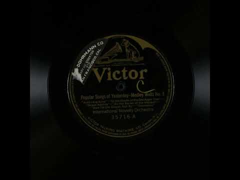 International Novelty Orchestra — Popular Songs of Yesterday, Medley Waltz No. 3 - International Novelty Orchestra