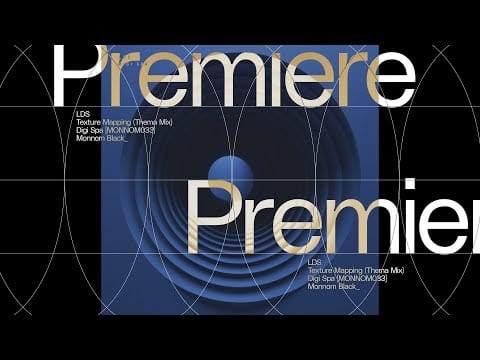 LDS — Premiere: LDS - Texture Mapping (Thema Mix) [MONNOM033]
