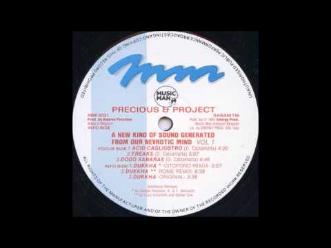 Precious X Project — PRECIOUS X PROJECT - FREAKS  1991