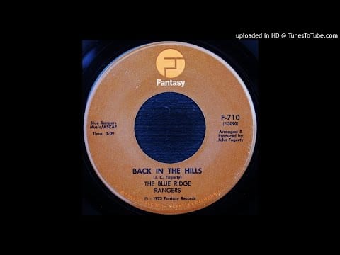 Blue Ridge Rangers — The Blue Ridge Rangers - Back In The Hills - 1973 Americana - John Fogerty