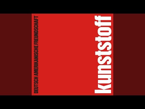 Deutsch Amerikanische Freundschaft — Kunststoff