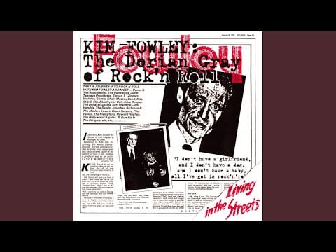 Kim Fowley — Big bad cadillac