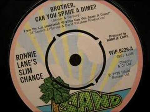 Ronnie Lane — brother can you spare a dime?  ronnie lane's slim chance