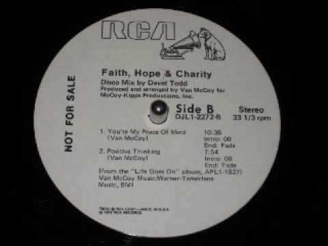 Faith, Hope & Charity — Faith,Hope & Charity - You're my peace of mind 12
