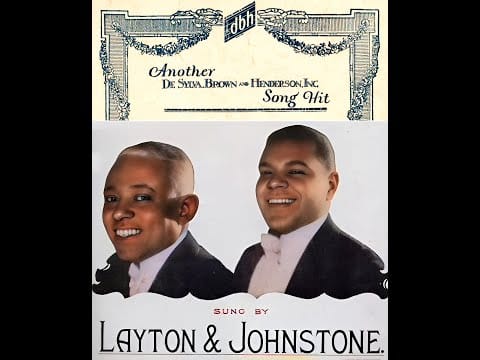 Layton And Johnstone — Without You Sweetheart by Layton & Johnston, 1928
