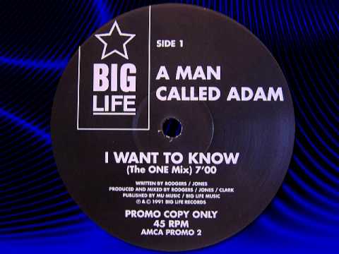 A Man Called Adam — A MAN CALLED ADAM    " I Want To Know "  Promo 12"