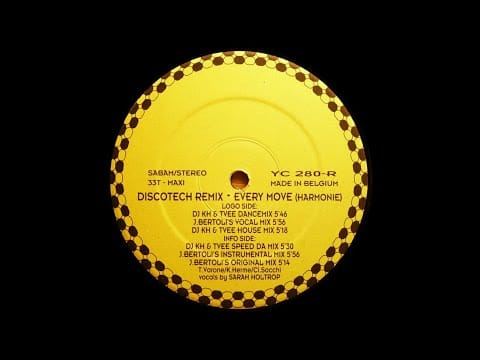 Discotech — Discotech - Every Move (J. Bertoli's Instrumental Mix) (Trance 1998)