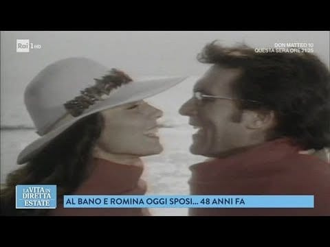 Al Bano & Romina Power — Al Bano e Romina, 48 anni dal fatidico "sì" - La vita in diretta estate 26/07/2018