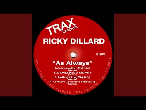 Ricky Dillard — As Always (Short Mix)
