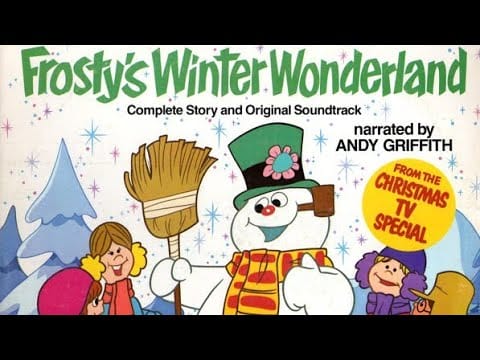 Andy Griffith — Frosty's Winter Wonderland (1976) Full Vinyl Rip | Rankin-Bass | Andy Griffith, Shelley Winters
