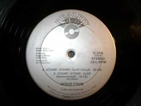 Disco Four — Disco Four- Stomp,Stomp,Clap (Vocal+Instru) 1986