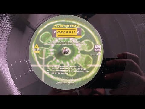 Obsessive — Obsessive – We Are The People (Justy 5 Club Mix) - No Respect Records 1998