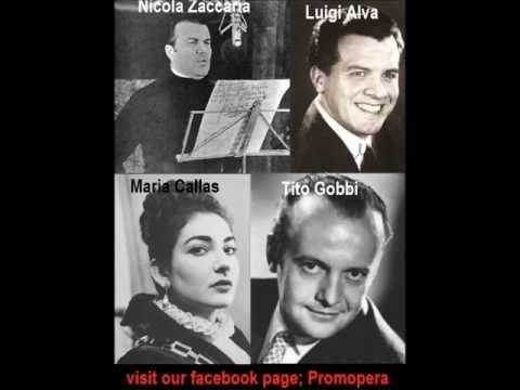 Gioacchino Rossini — Barbiere di Siviglia. Freddo/a ed immobile come una statua. Callas, Zaccaria, Alva, Gobbi