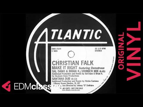 Christian Falk — Christian Falk featuring Demetreus - Make It Right (Santana Dub) (1999) - VINYL