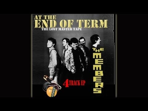 The Members — The Members - End of Term - Lost Masters