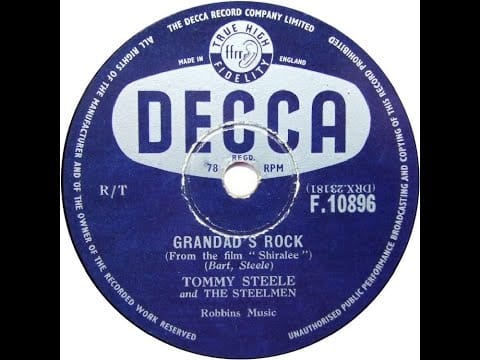 Tommy Steele And The Steelmen — Tommy Steele And The Steelmen - Grandad's Rock