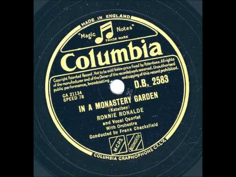 Ronnie Ronalde — RONNIE RONALDE - IN A MONASTERY GARDEN