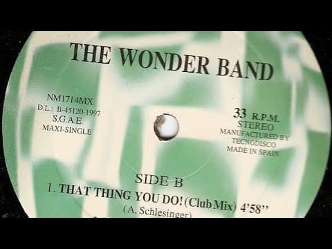 The Wonder Band (2) — THE WONDER BAND - THAT THING YOU DO! (CLUB MIX) [1997]