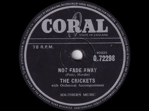 The Crickets (2) — The Crickets - Not Fade Away