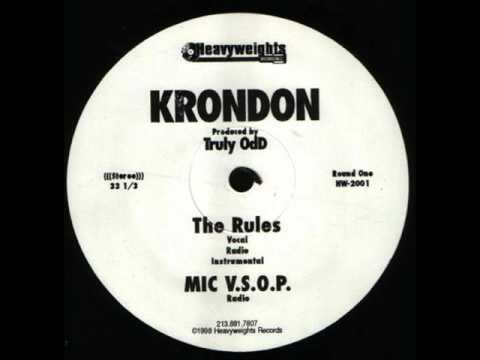 Krondon — Krondon - The Rules / Thin Minutes