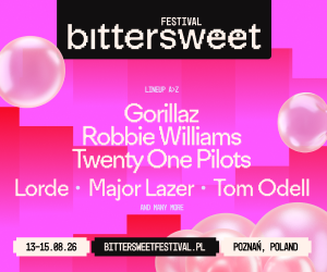 BitterSweet Festival 13-15.08.26, Poznań, Poland — Gorillaz, Robbie Williams, Twenty One Pilots, Lorde, Major Lazer, Tom Odell