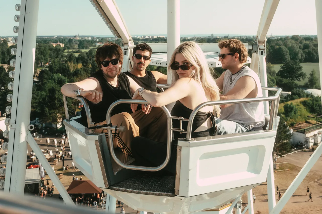 In Photos: swim school take the stage – and the steering wheel – at Rock for People 2025