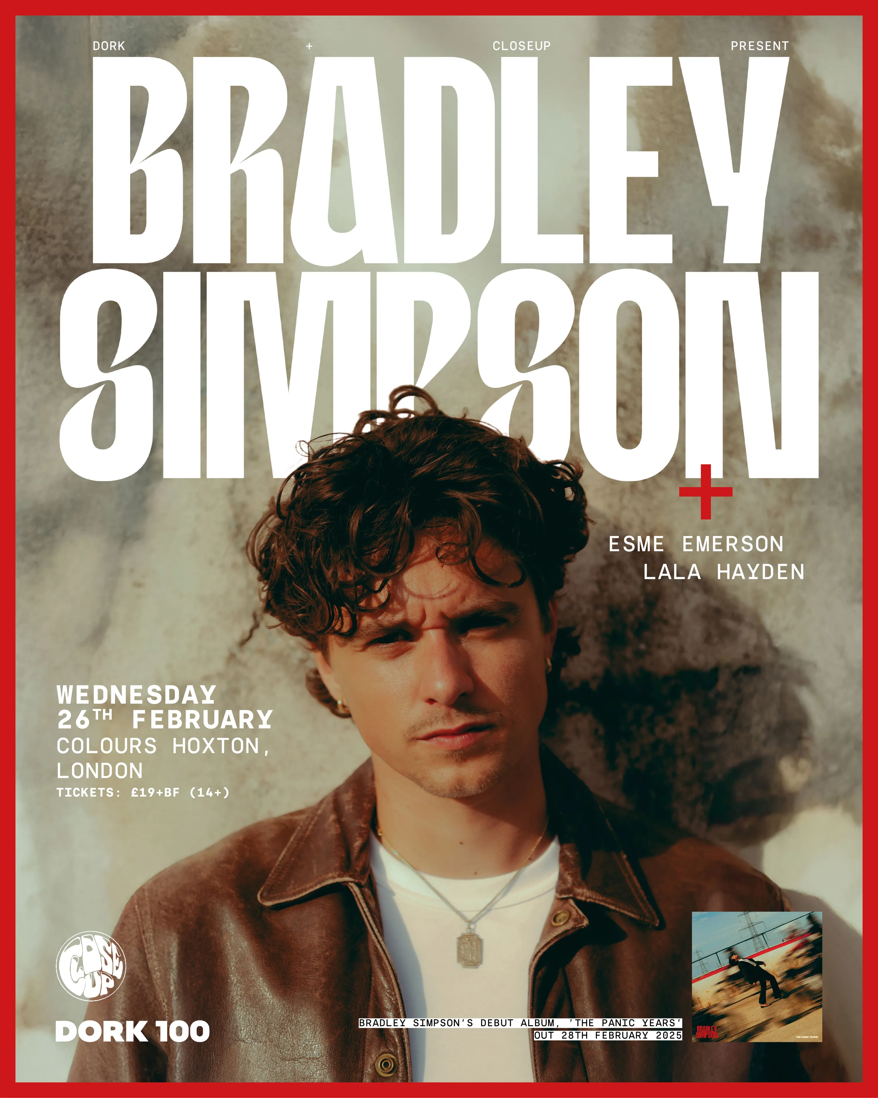 Dork's Night Out: Bradley Simpson @ Colours Hoxton, London